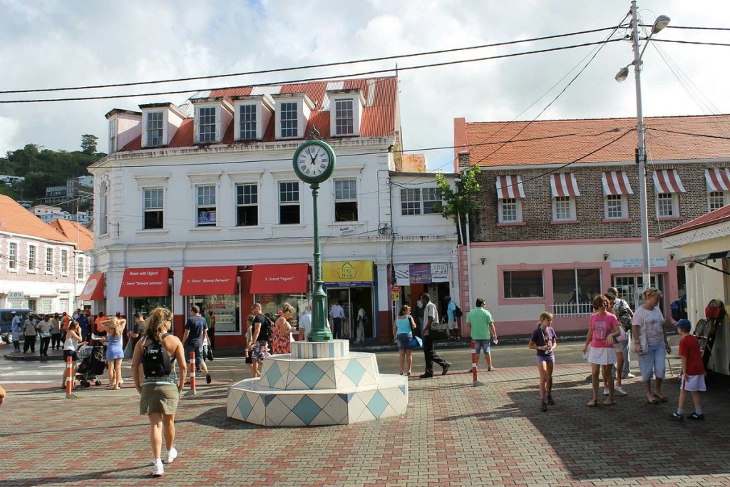 Esplanade Mall and Bruce Street Mall located at the cruise ship terminal on Melville Street.