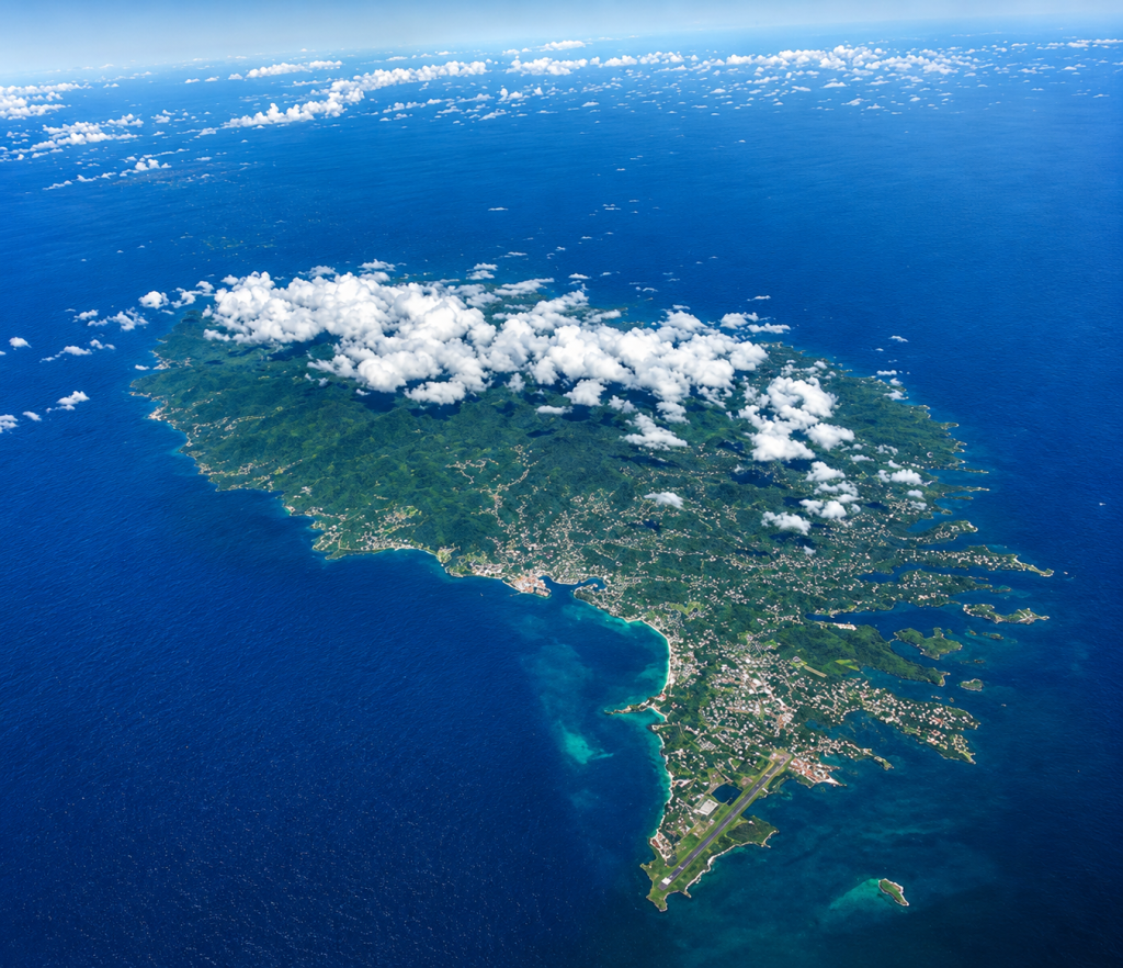 Grenada west indies from above